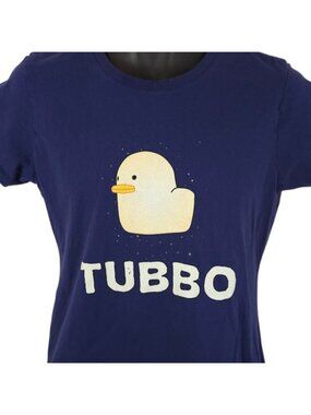 Tubbo T Shirt Womens Size Medium Blue Dream SMP Minecraft British YouTuber Duck